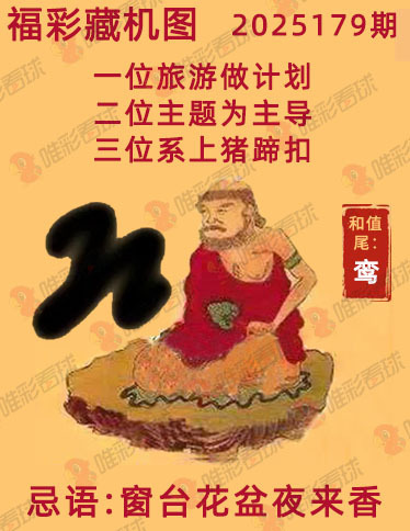 福彩3D25179期藏机图解析 一图解胆